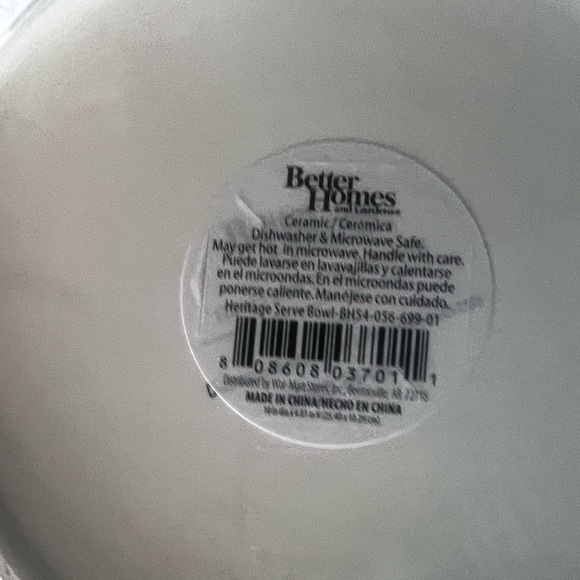 Vintage Better Homes & Gardens Holiday Serving Bowl - Picture 5 of 5